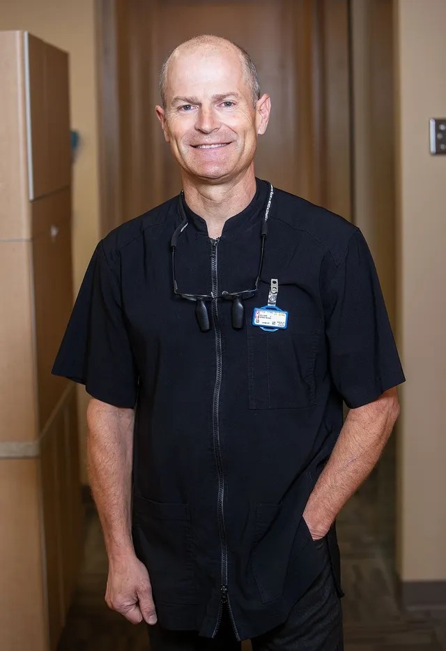 Dr. John Armstrong, dentist at Blue Bird Dental in Kamloops, BC