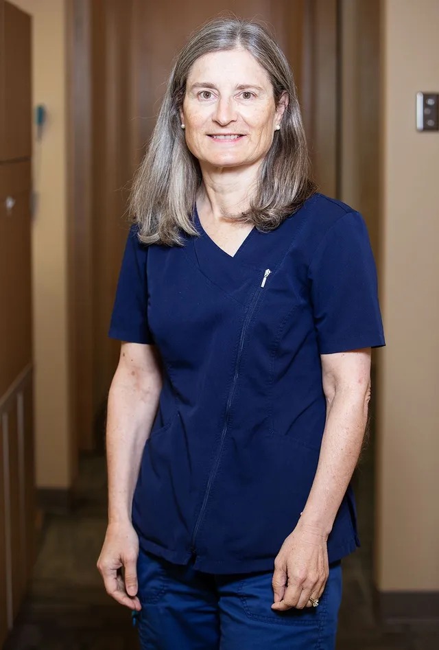 Dr. Margaret Sutherland, dentist at Blue Bird Dental in Kamloops, BC